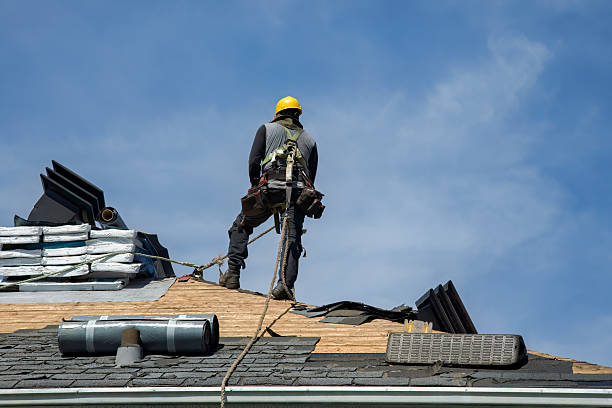 Professional Flat Roof Repair technician working in Franklin, TX